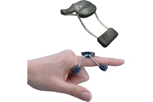 Rolyan Sof-Stretch Finger Extension Splint, Small, Black, Finger Brace with Adjustable Fit, Latex-Free Finger Support for PIP Joint Extension, Boutonniere Deformity, Trigger Finger, and Edema