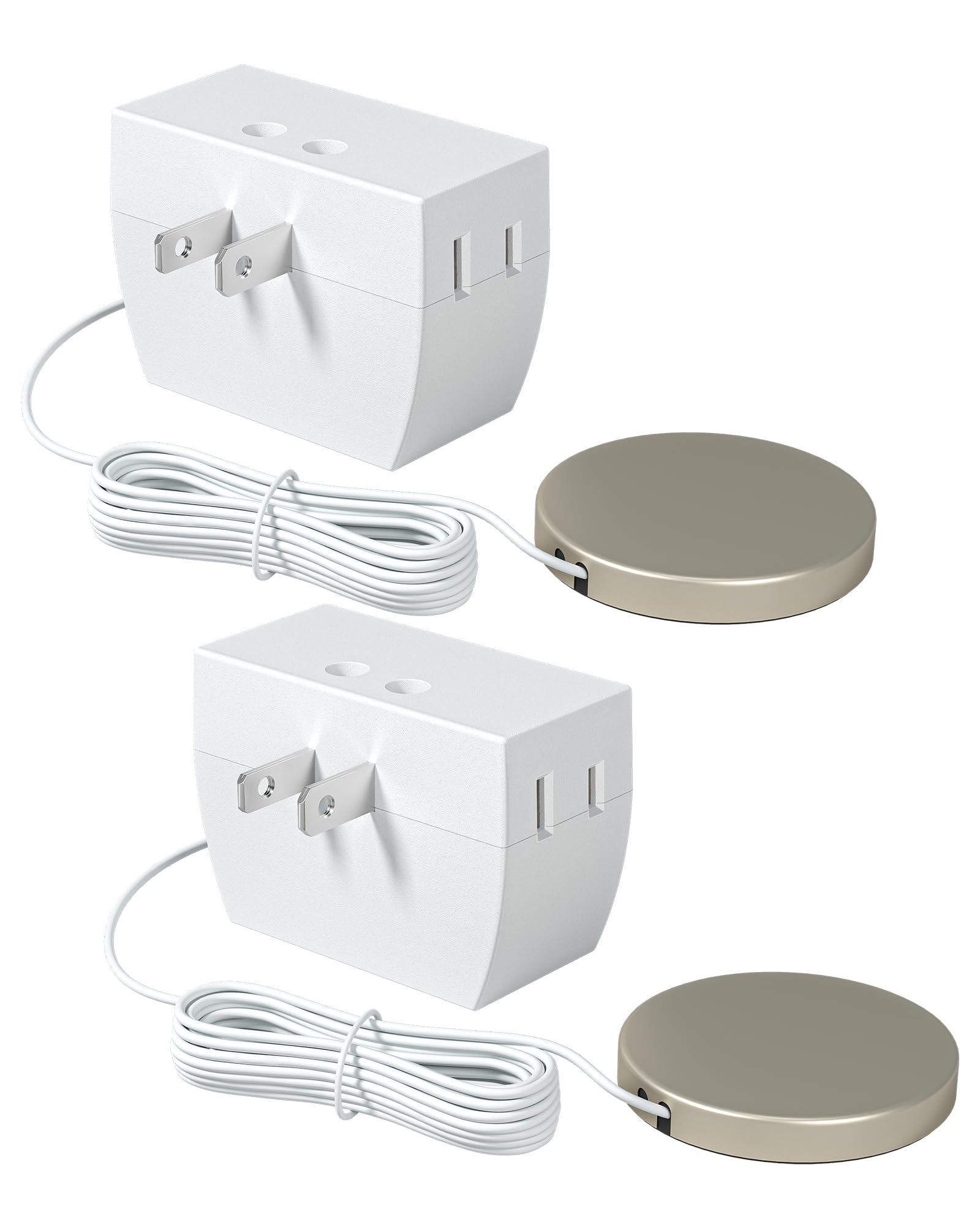 Photo 1 of DEWENWILS 2 Pack Touch Dimmer Switch, Plug and Play Lamp Touch Control Pad, Touch Lamp Switch, Dimmable LED/CFL Lights, and Incandescent Bulbs, Dimmer Extension Cord, ETL Listed, White