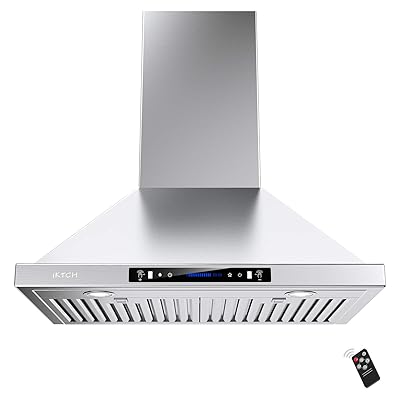 IKTCH 30-inch Wall Mount Range Hood 900 CFM