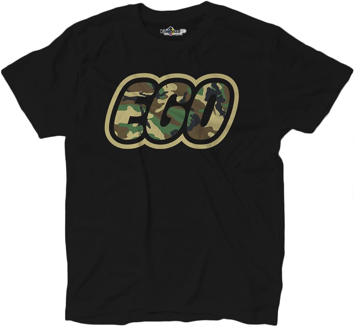 KiarenzaFD T-Shirt Men Parody Lego Ego Trash Logo Fun 2