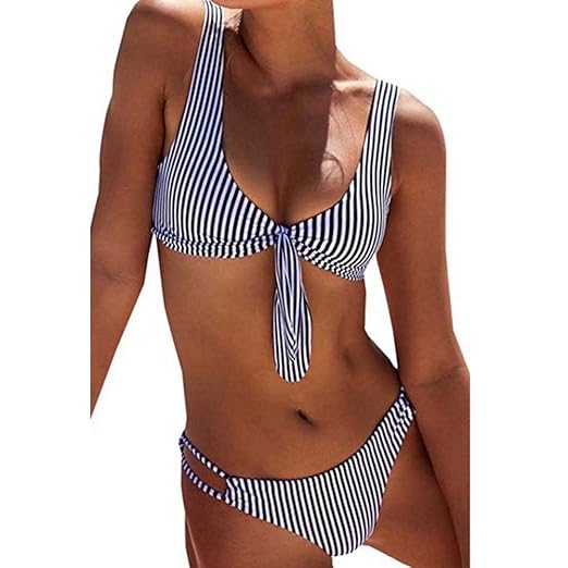 Wodend Damen Sexy Bikini Set Strandmode Sport Badeanzug