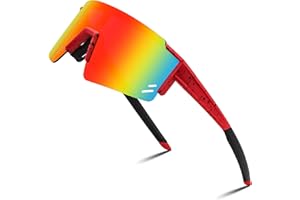 FEISEDY Kids Sunglasses Youth Baseball Sun Glasses, UV400 Sports Teens Cycling Shades for Boys Girls Age 8-16 B0048