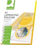 Q-Connect A5 Laminating Pouch 80 Micron Pack of 100 153 x 216 mm