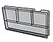 EasyPAG 3 Slot Drawer Organizer with Two Adjustable Dividers Storage for Office Desk Supplies and Accessories,Black