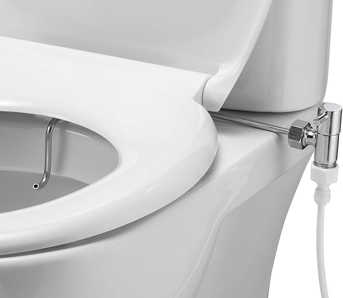 TOILETICO BIDET DELUXE Stainless Steel nonelectric Bidet Attachment