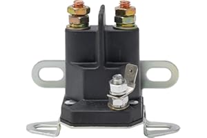 12V 3-Terminal Starter Solenoid for Riding Mower, 150A Bottom/Side Mount, Compatible with Murray 424285, Snapper 18817, Aries