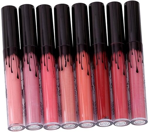 Godhl 12 Couleurs Longue Durée Rouge à Lèvres Liquide Mat Waterproof Hydratant Brillant Maquillage à Lèvres