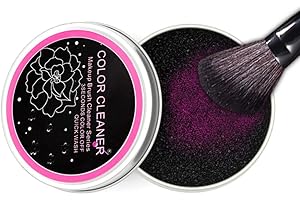 VOLLUCK Color Removal Sponge Dry Makeup Brush Quick Cleaner Sponge Removes Shadow Color from Your Brush without Water or Chemical Solutions Compact Size for Travel