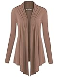 LL WSK850 Women's Draped Front Open Asymmetrical