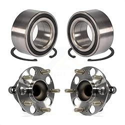 Front Rear Wheel Bearing And Hub Assembly Kit For