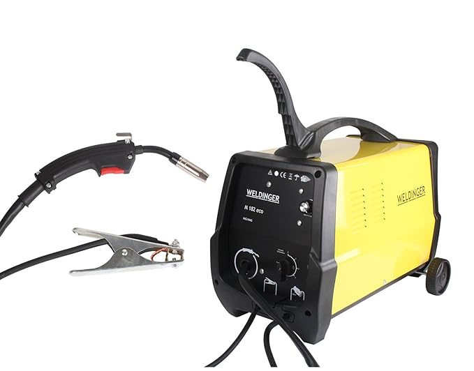 WELDINGER MIG /MAG-Schutzgasschweißgerät M 182 eco 180 A Leistung (Schweißgerät Transformator Schweißtrafo)