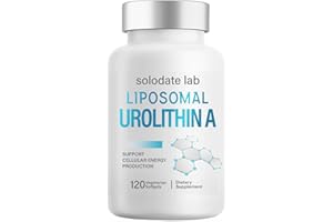 solodate lab Urolithin A Supplement 1000mg, Healthy Aging, Antioxidants and Mitochondrial Support, 120 Capsules