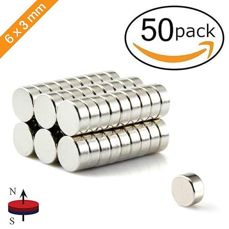 Imanes de disco de neodimio - Multiusos, para nevera, bricolaje ...