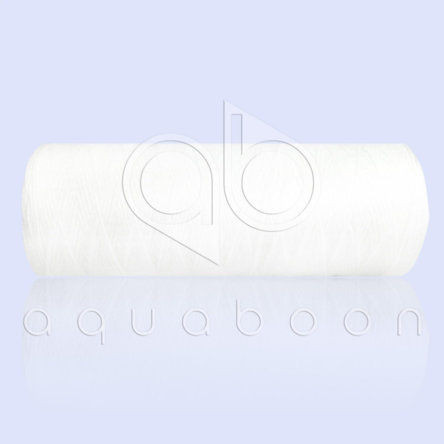 Aquaboon 5 Micron 10" Big Blue String Wound Sediment Water Filter Cartridge | Whole House Sediment Filtration | Compatible with 84637, WPX5BB97P, PC10, 355214-45, 355215-45, WP10BB97P WP5BB97P 2-Pack: Kitchen & Dining