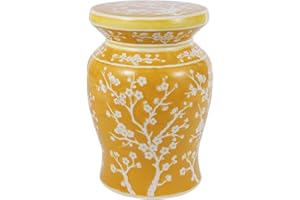 New Chinese Style Ceramic Garden Stool, Premium Ceramic Material, with Smooth Surface Ceramic Stool, Heavy Duty Load Capacity