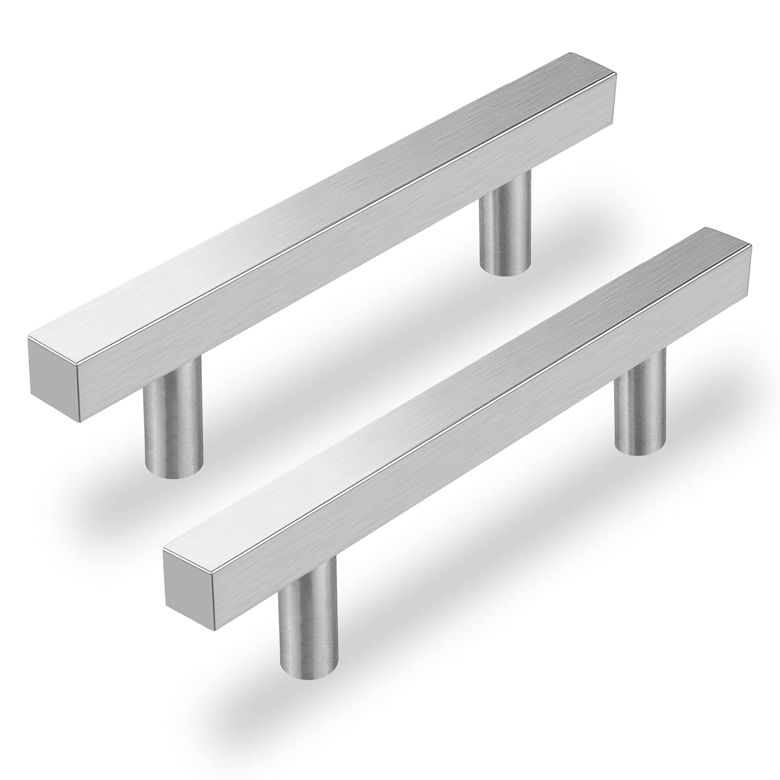 goldenwarm 25Pack Drawer Pulls Brushed Nickel
