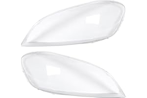 HOPESPANNER Headlight Lens Cover Headlight Headlamp Lense Clear Lens Cover for Volvo XC60 2009-2013 Clear PC 1 Pair Front Lef