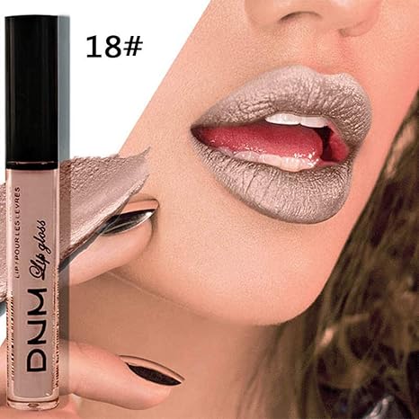 Kudico Dix Neuf Couleurs Lustre Métallique Rouge à Lèvres Liquide Mat Nacré Durable Glaçure à Lèvres
