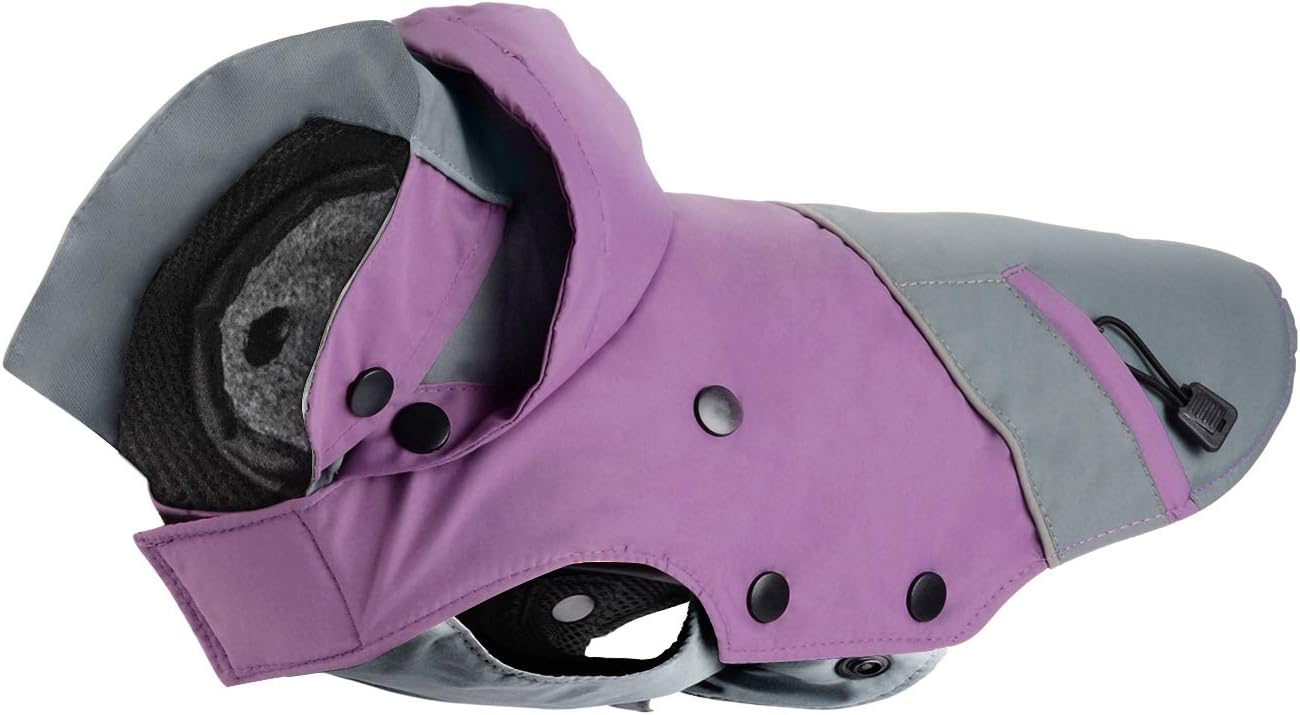 PETLOFT Dog Winter Coat Waterproof Cold Weather Warm Jacket for Small Medium Large Dogs Puppy Winter Vest with Detachable Fleece Lining (M