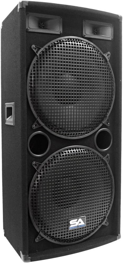 pro studio dual 15 inch speakers