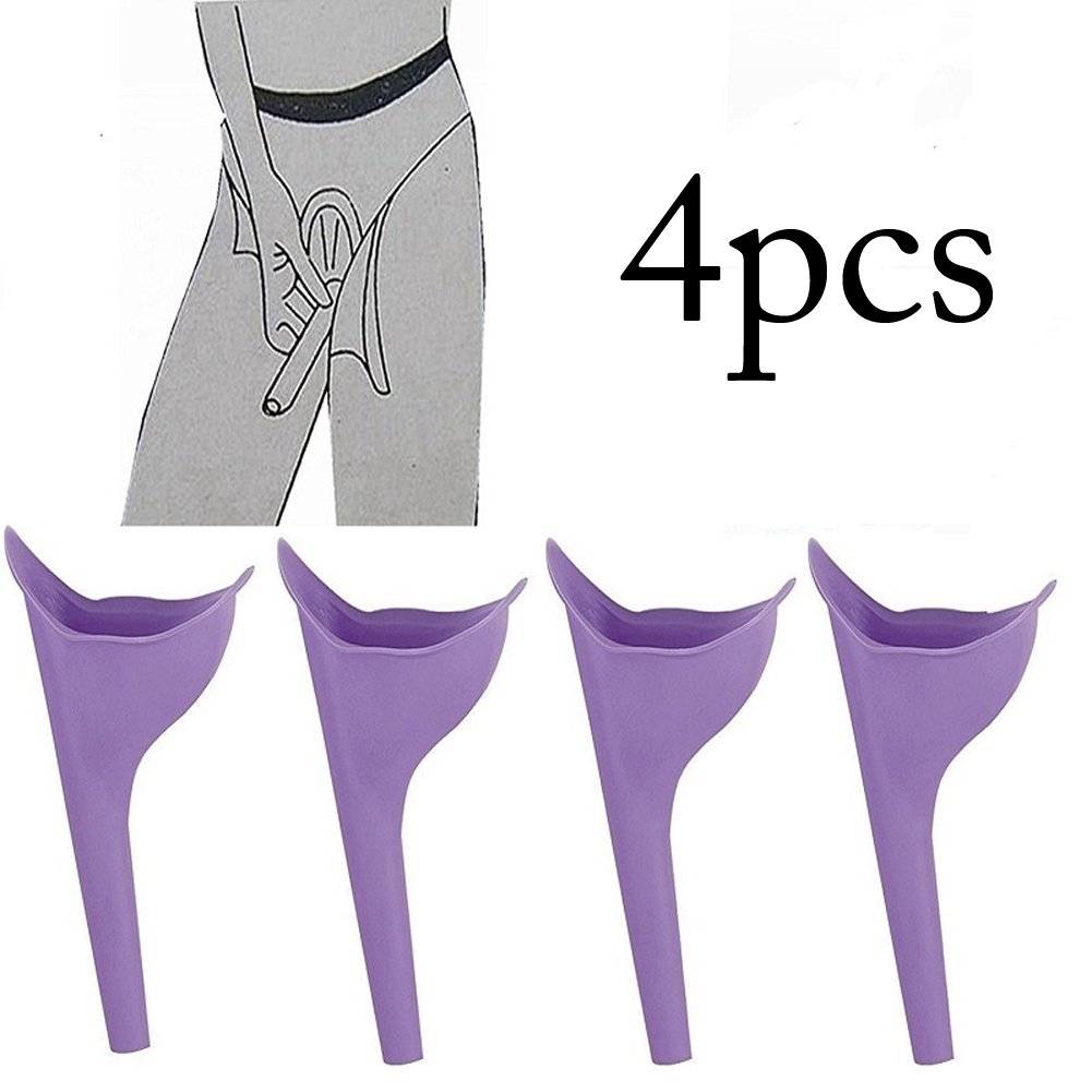 Las mujeres orinal dispositivo orinal portátil mujeres ligero silicona urinario ideal para