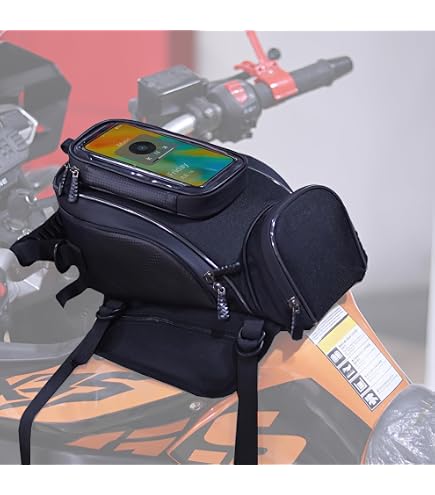 Amazon.com: TUSK Olympus Tank Bag Small Black/Grey for Kawasaki