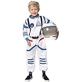Spooktacular Creations Halloween Child Unisex Astronaut Costume,Pilot Jumpsuit for Kids Halloween Cosplay Party