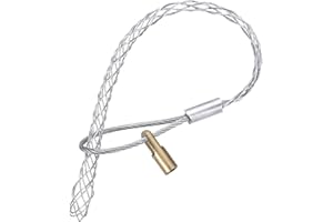MECCANIXITY Cable Pulling Grip for 4-6mm Cable,with 4.2mm Nut 24cm Wire Mesh Puller Socks Grip Single Head Galvanizing Steel 