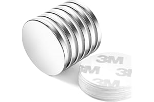 Neosmuk Rare Earth Magnets, Super Strong Magnet Heavy Duty for Craft, Neodymium Magnets with Adhesive Backing for Board, Thin Powerful Large and Industrial Magnets Stick for Cabinet, Refrigerator