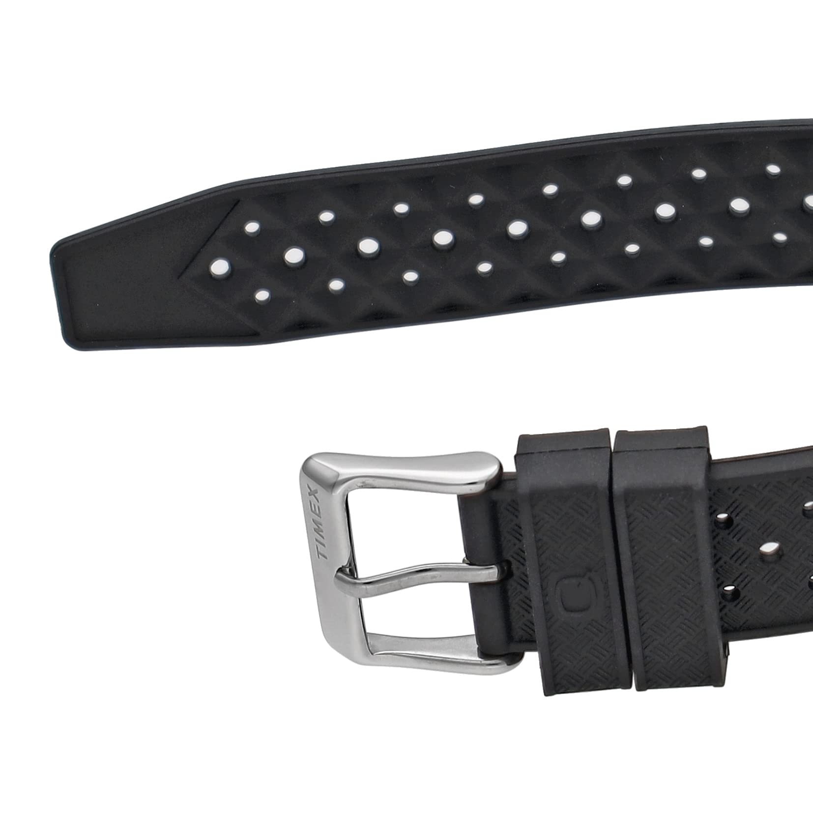 TIMEX Timex Q GMT Chronograph Black Dial Stainless Steel Quartz 40MM Watch TW2V70100 Men's, Black