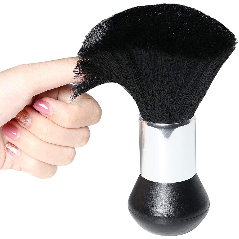 AidShunn Hairdresser Neck Brushes Barber Brush Hairdressing Cleaning Hairbrush Rubber Grip Ultra Soft Bristles for Salon Household