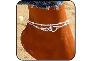 Yalice 925 Sterling Silver Ankle Bracelets for Women Dainty 14K Gold Plated Anklets Set Shiny Waterproof Ankle Chain Cross Beach Foot Jewelry Gifts