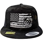 NICERIDE "Strong Faded Snapback Classic Meshback Baseball Cap with Embroidered Logo | Adjustable Unisex Hat (One Size)