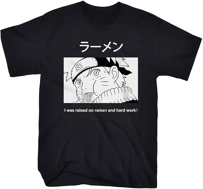 Naruto RamenI was Raised On Ramen and Hard Work Adult TShirt Unisex TShirt Clothing