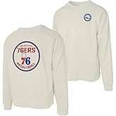 Blue 84 NBA unisex-adult Nba Officially Licensed Crewneck Sweatshirt Ringspun Front/Back Ivory