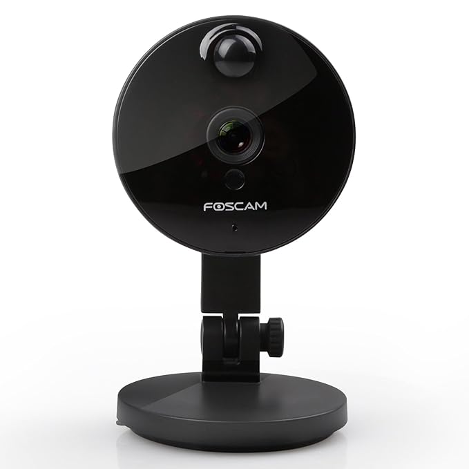 Foscam C1 _ 4 IP Kamera Wireless HD 720P-Innenraum, Schwarz, 1 Megapixel