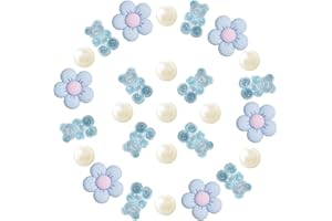 GIDDITZ Gummy Bears Shoe Charms Bear Chain,Daisy Flower Charms Decoration Shoes for Women Girls Kids Party Favor Gifts