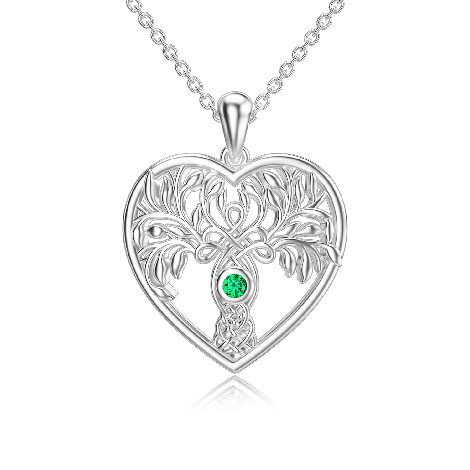 HARMONY BOLA Tree of Life Necklace Love Heart Pendant Jewellery Birthday Gift for Women Girlfriend Wife