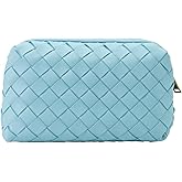 VESTURINA Woven Purse Crossbody Bag for Women, Small Leather Evening Purses with Adjustable Shoulder Strap Shoulderbag