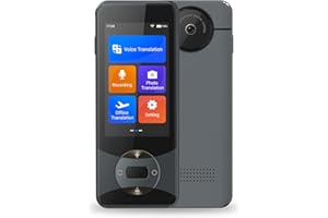 Anfier Language Translator Device 144 Languages AI Voice Translator W10 with 3.0 inch Touchscreen Image Translation Support I