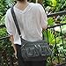 VOLGANIK ROCK Shoulder Bag Corss-body Purse Waterproof Nylon Handbags with Zipper for Women(8981_Gray)