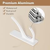 pickpiff Self Adhesive Hooks 6KG Stainless Steel 4 Pack White view 7