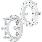 OCPTY 6x5.5 Wheel Spacers 1 inch 6x139.7 Real Forged Spacers with 14x1.5 ThreadSize 108mm Hub Bore fits 2003-2014 for for Express 1500 1999-2018 for for Silverado 1500 2PCS
