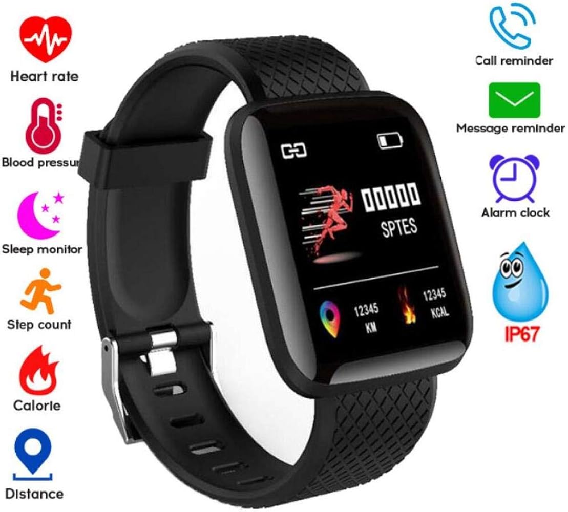 Smartwatch Mujeres Monitor de frecuencia cardíaca Fitness Tracker ...
