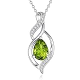 FANCIME August Birthstone Necklace for Women
