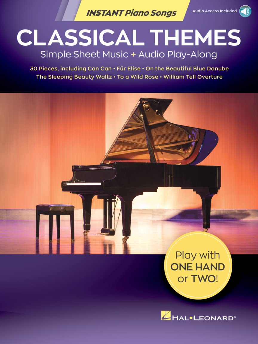 Classical Themes - Instant Piano Songs: Simple Sheet Music + Audio Play-Along