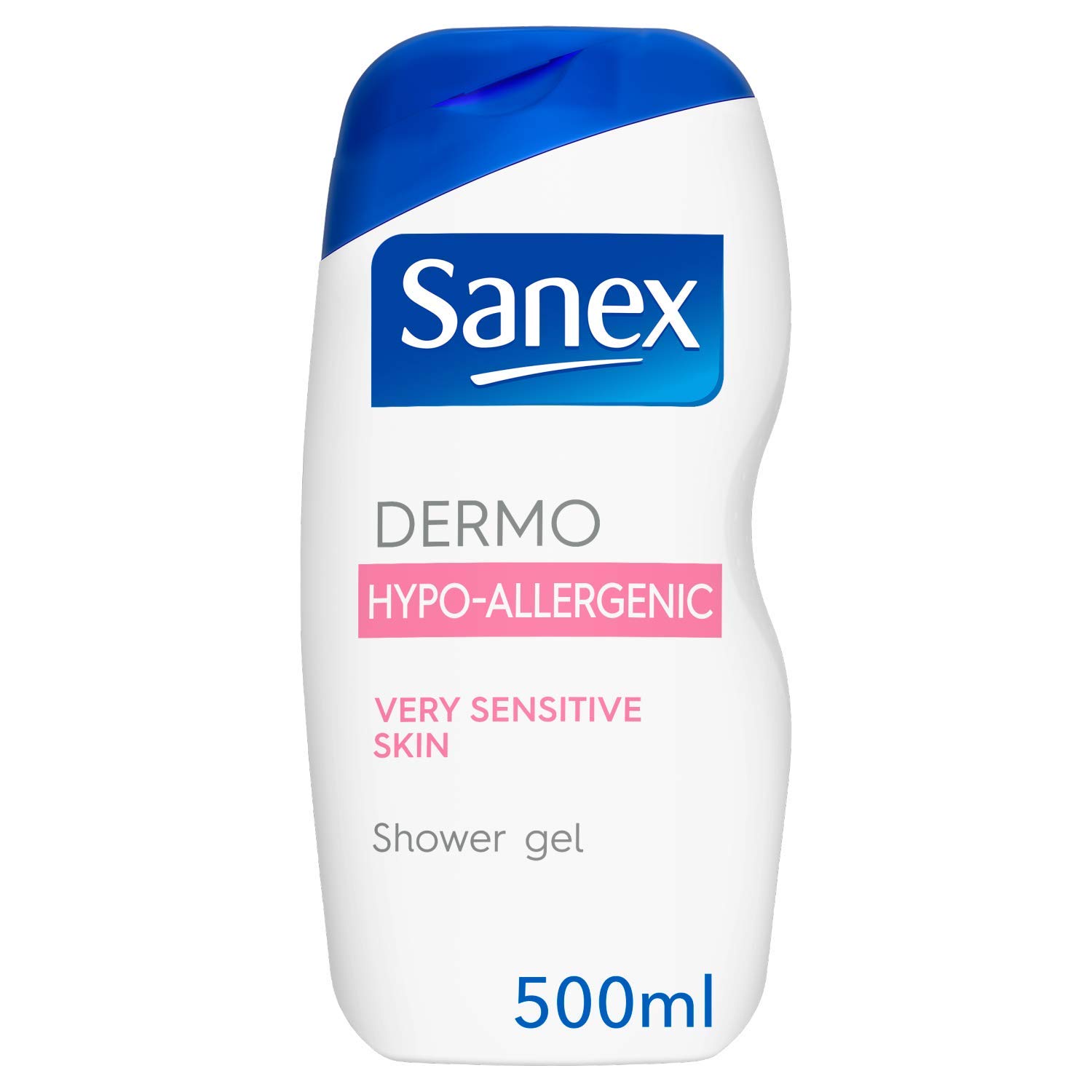 Sanex Dermo Hypo-Allergenic Shower Gel for Very Sensitive Skin, 500 ml