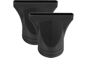 Beavorty Universal Hair Dryer Diffuser Nozzle 2-Pack Lightweight Plastic Blow Dryer Attachment for Precise Hair Styling and S