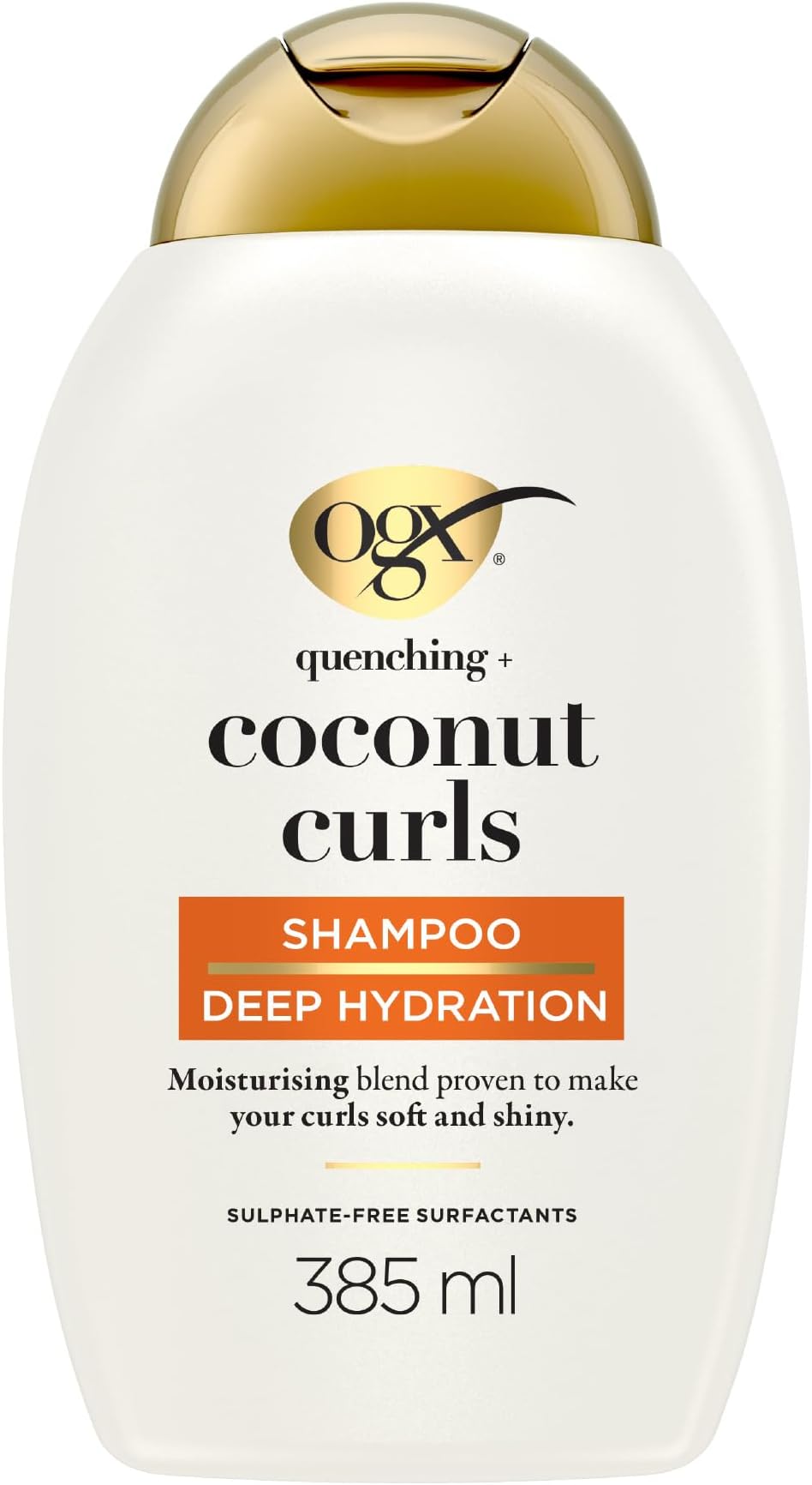 OGX Quenching with Coconut Curls Shampoo Deep Hydration 385ml Sulfate Free
