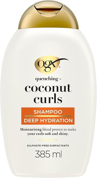 OGX Quenching with Coconut Curls Shampoo Deep Hydration 385ml Sulfate Free